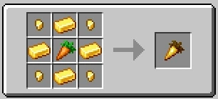 Рецепт крафта Золотая морковь