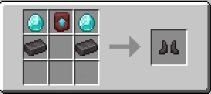 Рецепт крафта Незеритовые ботинки